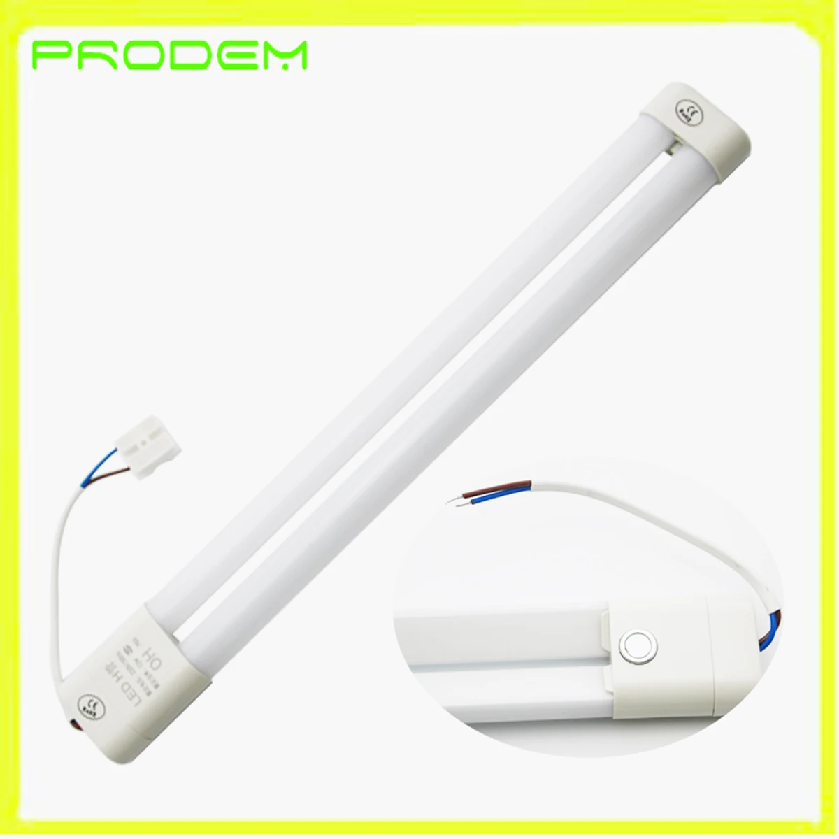 2 PACK PRODEM BRAND 220V 12W 16W 21W LED fluorescent tube H type double easy install cold white 330/430/530mm CE ROHS | Освещение