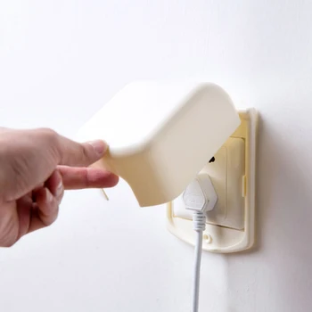 

Wall Power Socket with Waterproof Cover Universal Wall Socket Plate Panel Switch Box Cover Protector