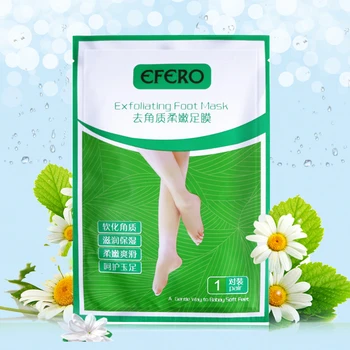 

EFERO Aloe Exfoliating Foot Mask Scrub Whitening Rejuvenation Remove Dead Peel Repair Foot Peeling Mask Feet Mask Foot Care