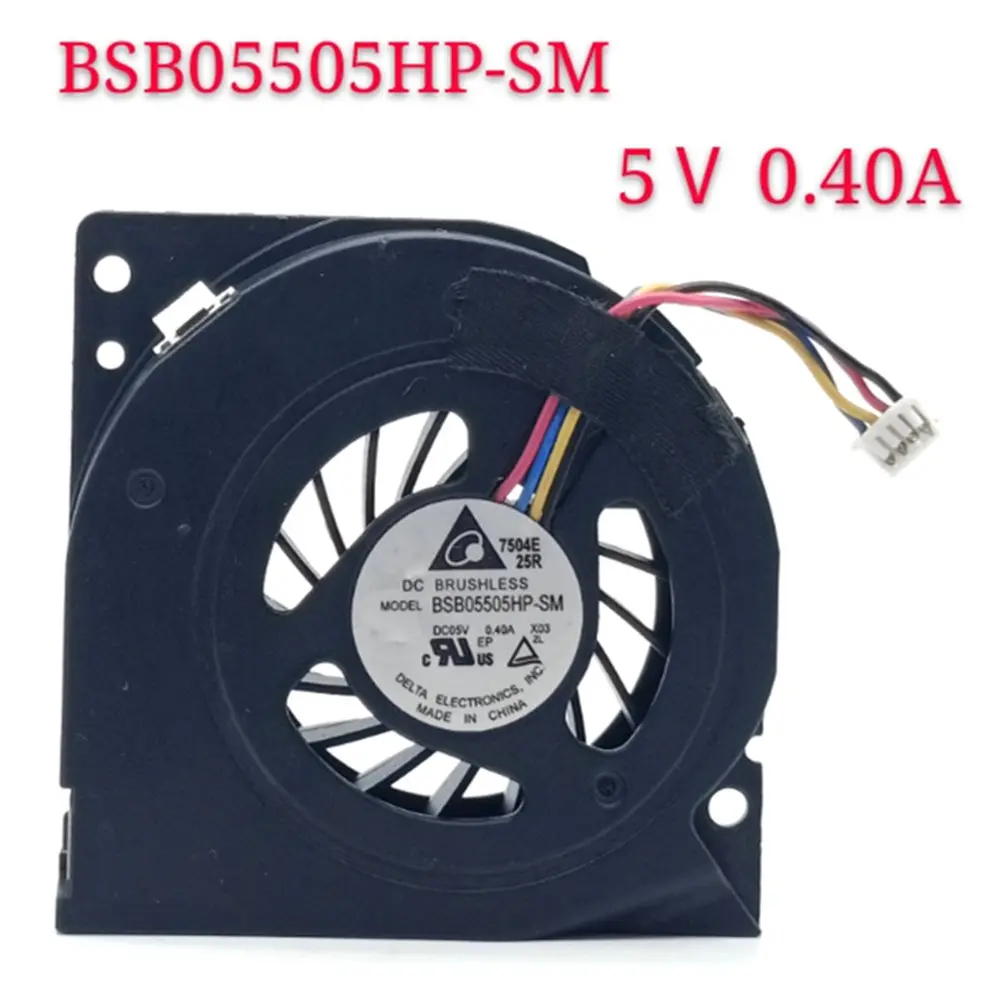New BSB05505HP-SM DC05V 0.40A CPU Fan For Gigabyte BRIXS GB-BXi5H-4200 GB-BXi5-5200 Cooling Fan 4Pin 4Wire