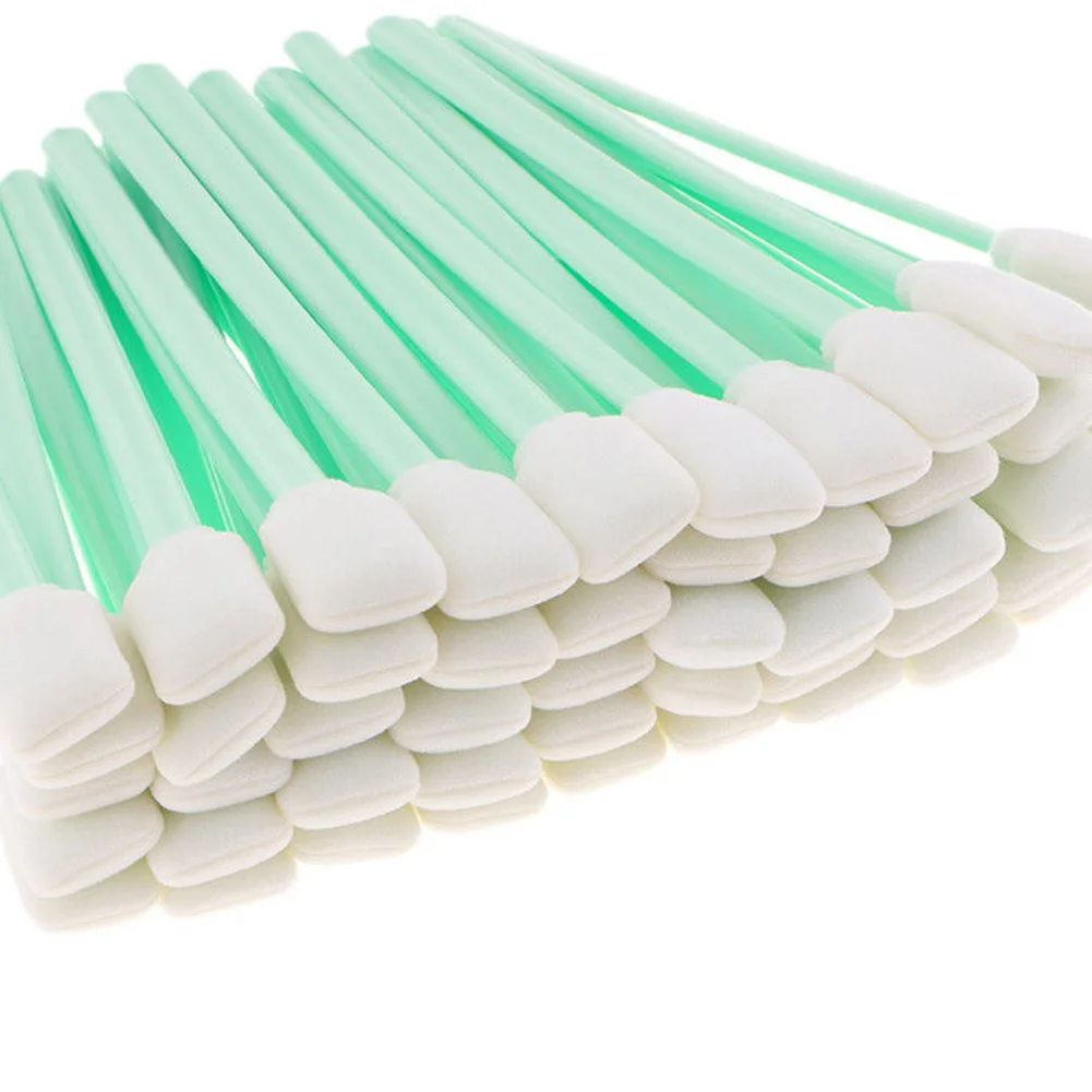

100PCS Cleaning Swabs for Roland Epson Mimaki Mutoh Large Format Solvent Printer Printhead Cleaning Sponge stick swabs buds foam