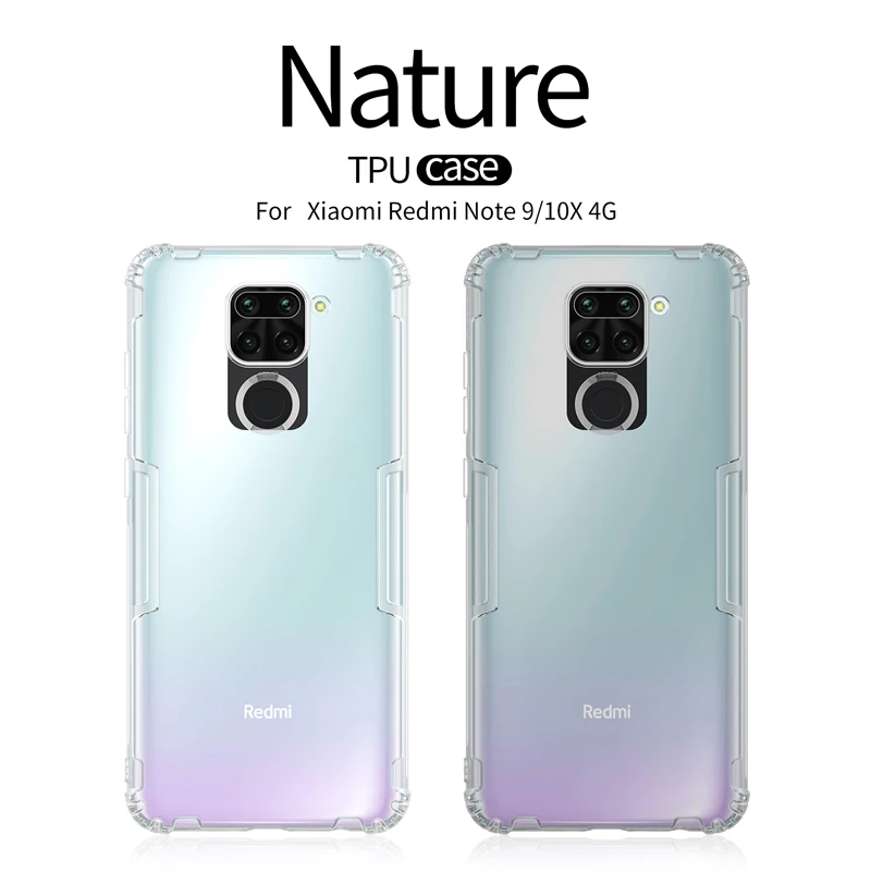 Чехол для xiaomi redmi Note 9 8 Pro Nillkin Nature мягкий силиконовый защитный чехол из ТПУ 7 K20 k30 |