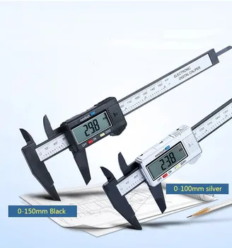 

Digital Caliper 6 inch Electronic Vernier Caliper 100mm Calliper Micrometer Digital Ruler Measuring Tool 150mm 0.1mm
