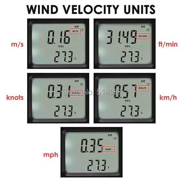 Цифровой лопастной Анемометр ручной скорость ветра, температура воздуха скорость ветра охладитель тестер w/светодиодный светильник и весы