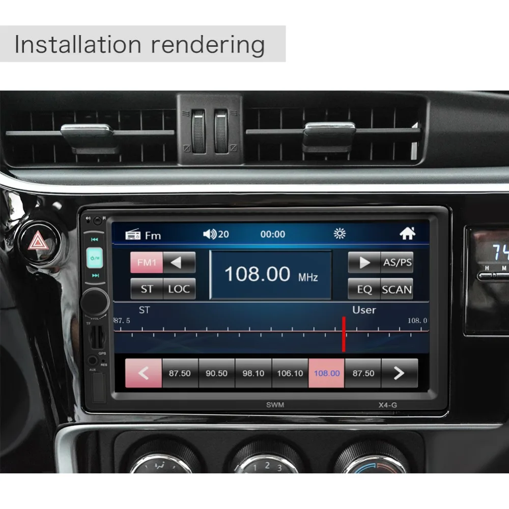 Автомобильный gps-навигатор fm-радиоприемник 2 Din Bluetooth стерео автомобильный мультимедийный MP5 видео плеер с gps Авторадио камера заднего вида
