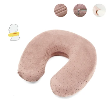 

Memory Foam Pillow U-Shape Travel Pillows Neck For Airplane Neck Support Travel Accessories Comfortable Pillows For Sleep