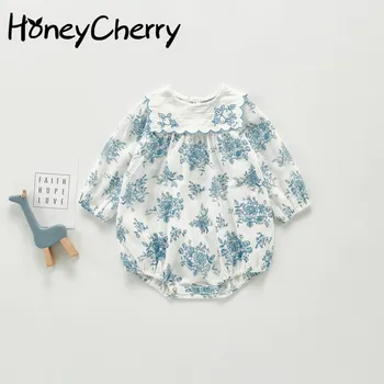 

2020 Autumn baby romper Cotton Princess Dress Romper Long Sleeve Crawling Clothes baby girl clothes