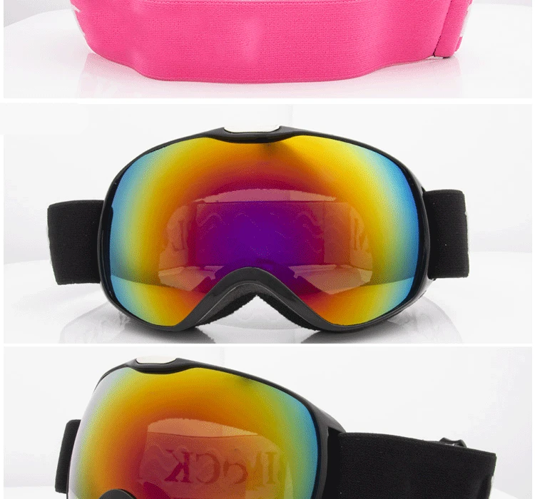 Лыжные очки, детские очки, двойные противотуманные очки для девочек и мальчиков, сноуборд, очки для лыжников, очки для детей, Kar Maskesi, зимние очки