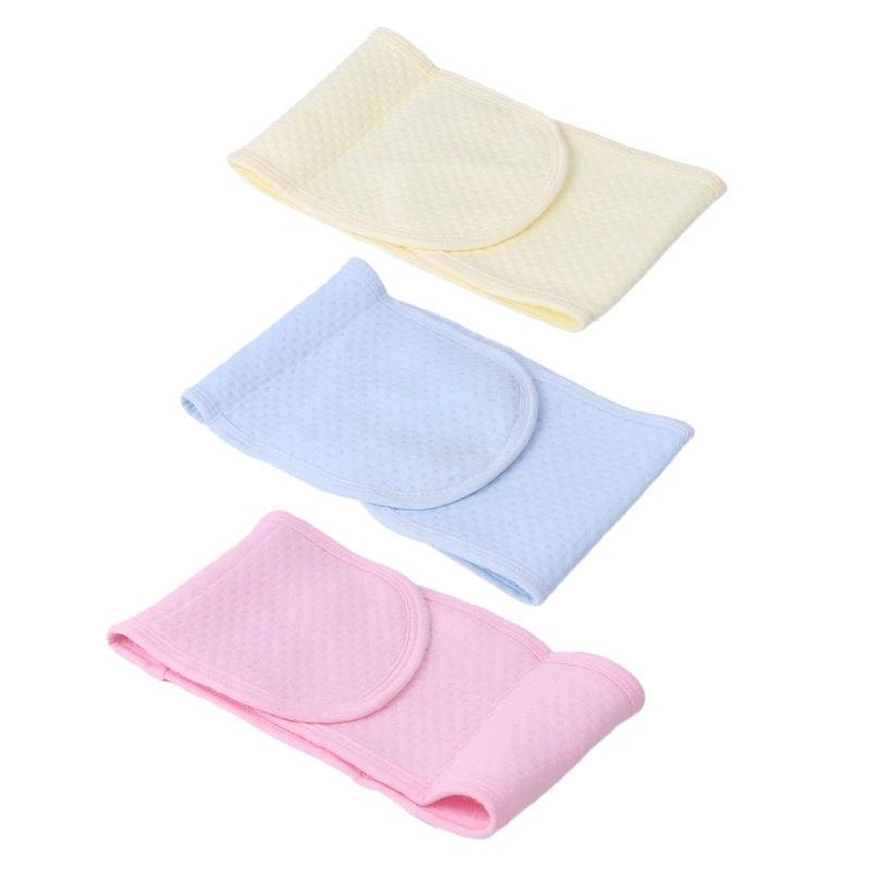Младенец Bellyband мягкая смесь хлопка регулируемый пупок протектор младенческой пояса для новорожденных