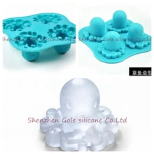 300 шт./лот, силиконовая форма для приготовления осьминога, инструменты для приготовления печенья, формочки для льда, поддоны для кухни, аксессуары для помадки, инструменты