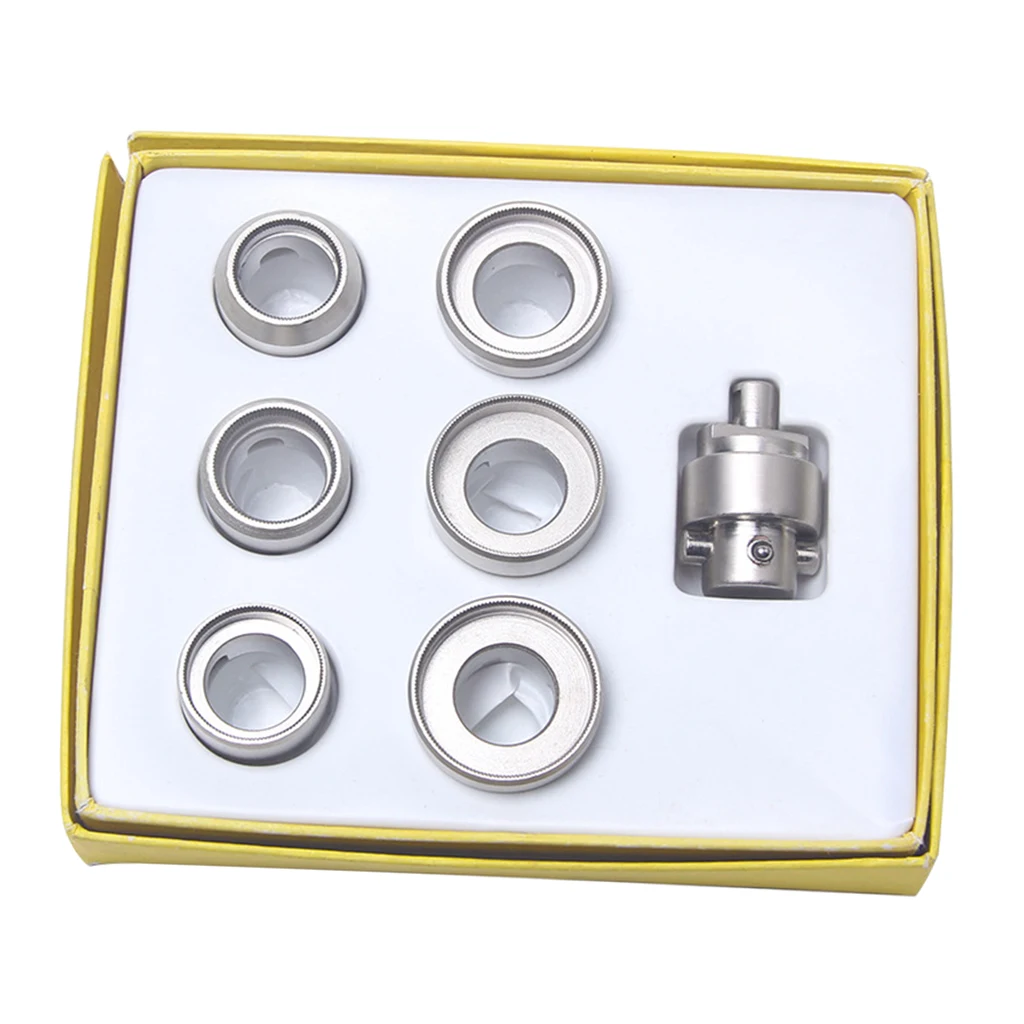 Часы чехол открывалка для бутылок с 6 шт. всасывания умирает Инструменты для ремонта для Завинчивающаяся задняя крышка чехол s