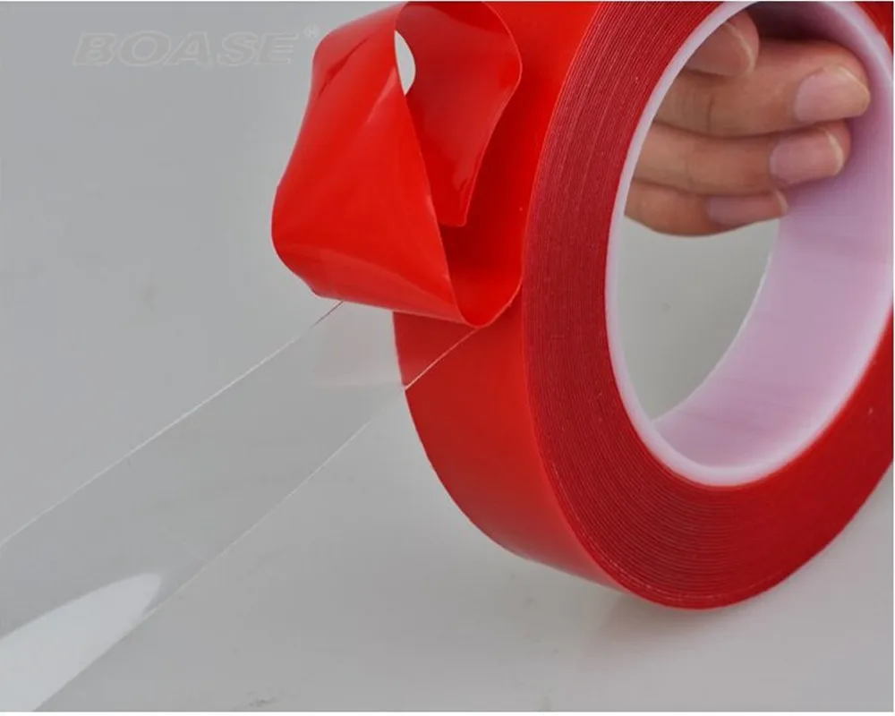 Strong 6 10 20 30mm X 3meter Double Side Transparent Acrylic Foam Tape