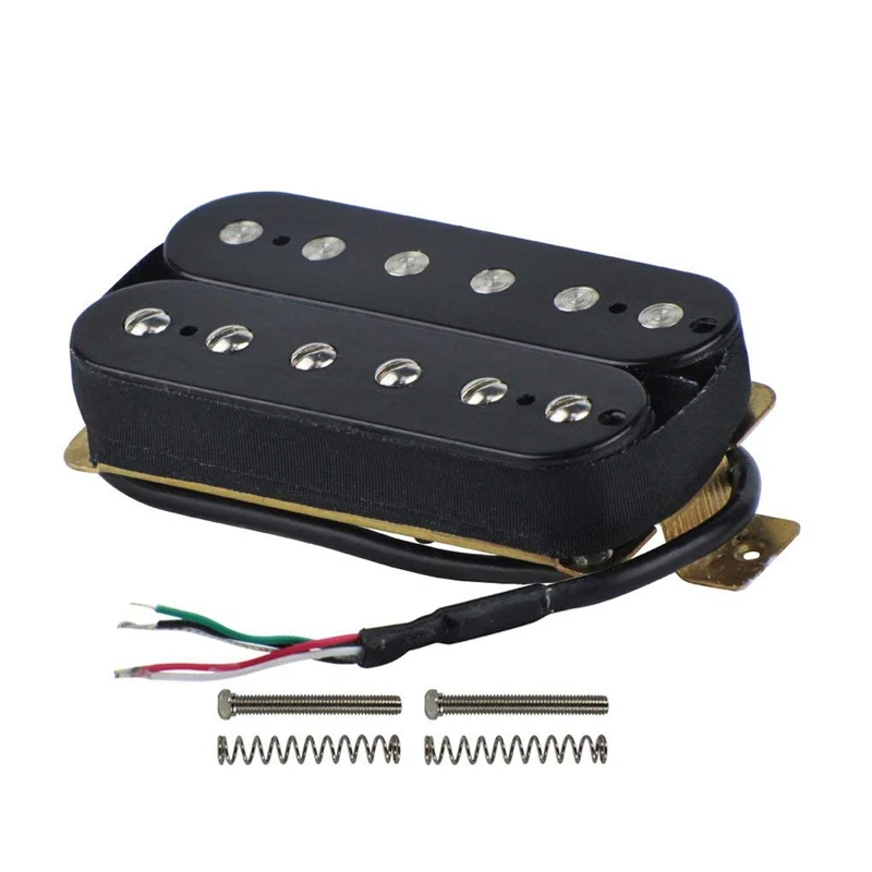 Новинка-Электрогитара хамбакер Alnico V Pickup Black - Цвет: 1PCS 50MM