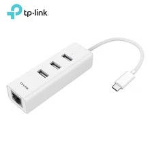 TP-LINK TL-UF413 внешний USB Проводная сетевая карта Ethernet адаптер Тип-C 10/100M для оптоволкна вай-RJ45 Lan для Windows/MAC OS/Linux