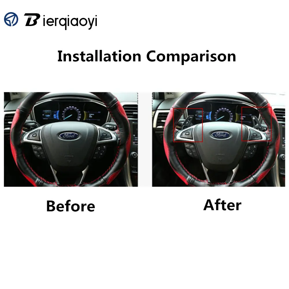 2 шт. Стайлинг автомобиля для Ford Lincoln/Mondeo/taureus/EDGE Shift Paddles алюминиевые расширители