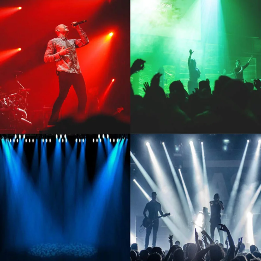 Professional Rotating Stage Light 50W RGB LED Stage Light with 7 Control Models DJ Disco Light Party Dance Bar Pub Decoration