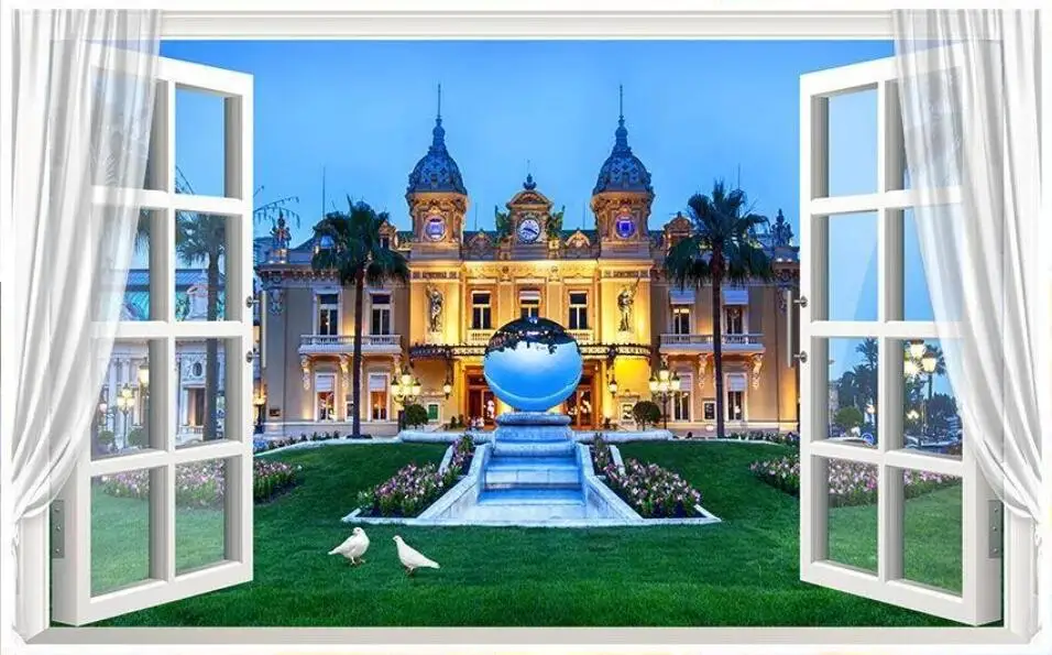 

3d wallpaper custom photo mural European architecture castle landscape background home decor living room wallpaper for walls 3 d