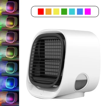 

Rechargeable Portable Air Conditioner Conditioning USB Mini Air Cooler Digital Humidifier Mini Air Cooling Fan