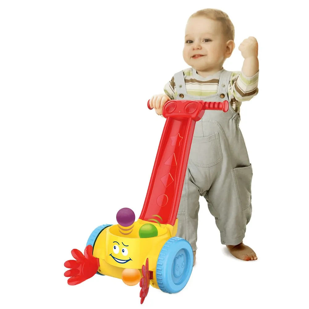 2019 Baby Walker Scoop &amp Whirl Ball Popper малыш музыка ходьба толчок игрушка раннее образование