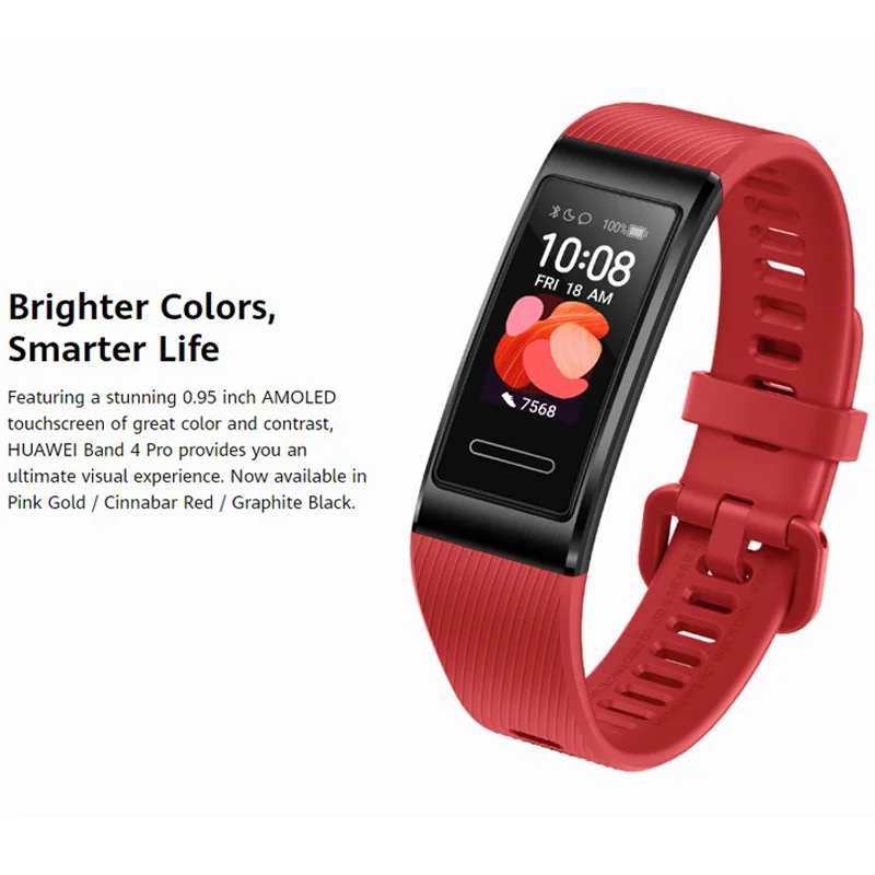Фитнес браслет huawei 4 pro