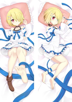 

Anime Maou-sama, Ritorai Dakimakura Cover Aku Bolster Case Demon Lord, Retry Long Hugging Body Pillow Case
