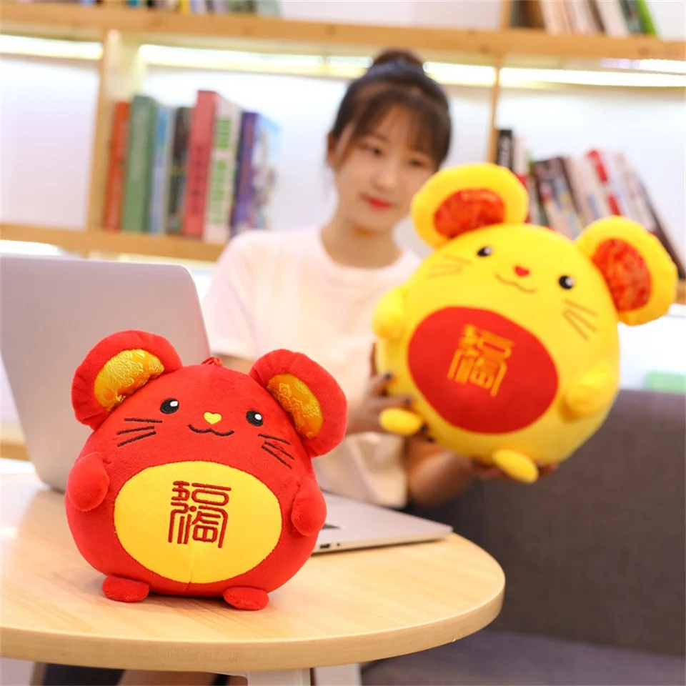 Tronzo китайский год куклы мышки милые мягкие плюшевые Lucky mouse мягкие куклы Фортуна куклы мышки украшения игрушки для вечерние