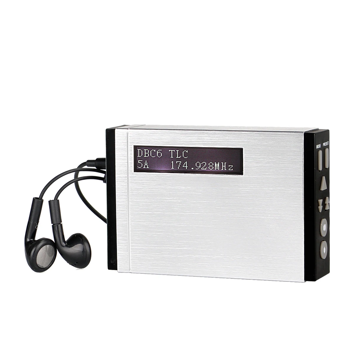 TIVDIO T-101 DAB FM стерео радио Карманный приемник мини портативные часы цифровой DAB+ RDS радио приемник музыкальный плеер наушники