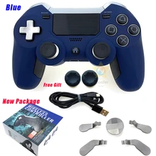 HOT-for PS4 Gamepad Dual Vibration Elite for PS4 BT Wireless Game Controller Joystick for PS4 Video Gaming Console and for PS3