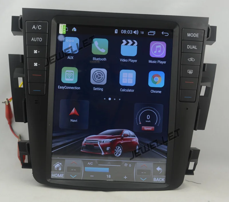 

10.4" tesla style vertical screen Octa core Android 8.1 Car GPS radio Navigation for Nissan Teana 2003-2008