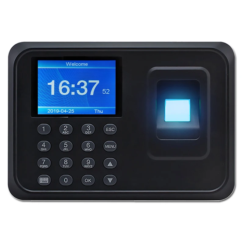 Biometric Fingerprint Time Attendance Machine Time Clock Recorder Software Free USB Download