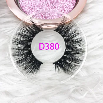 

Mikiwi Full Long D380 3D mink lashes long lasting mink eyelashes Big dramatic volumn eyelashes strip individual false eyelash