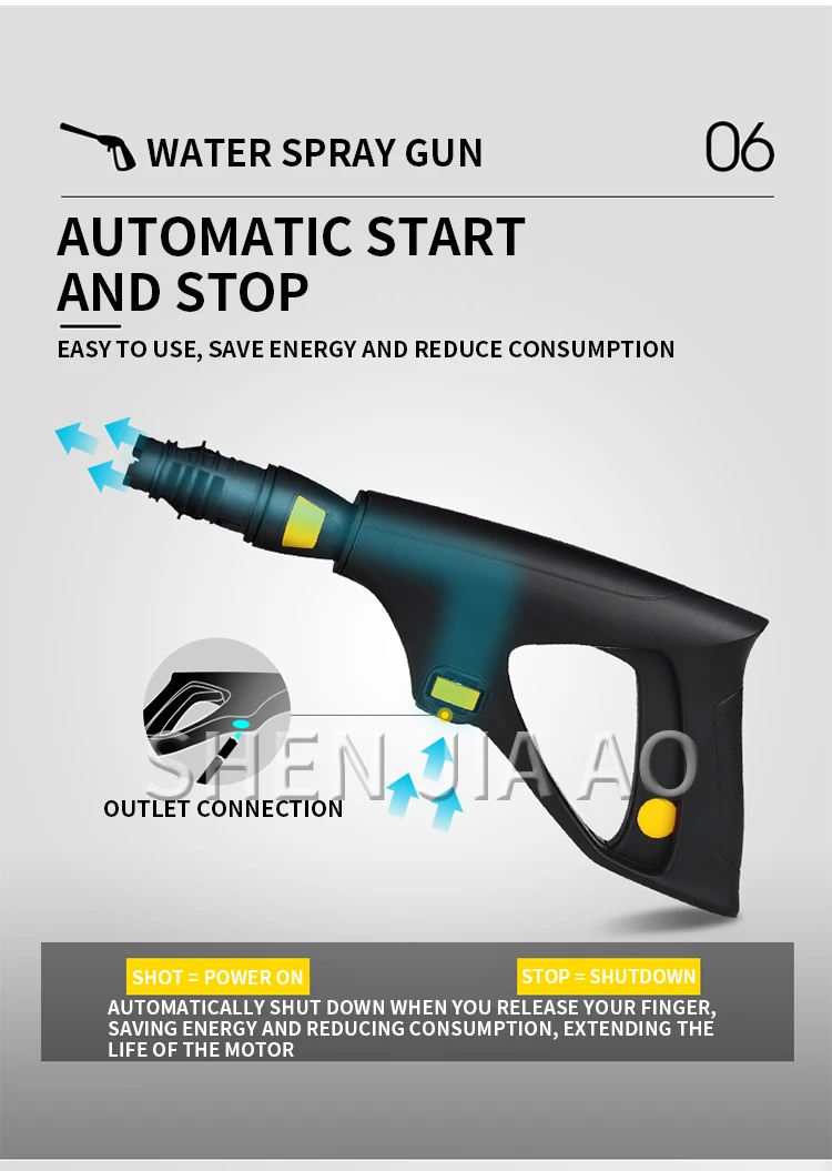 MGN-X1 Home Car Wash Machine Portable Car Wash Artifact 220V High-pressure Autom
