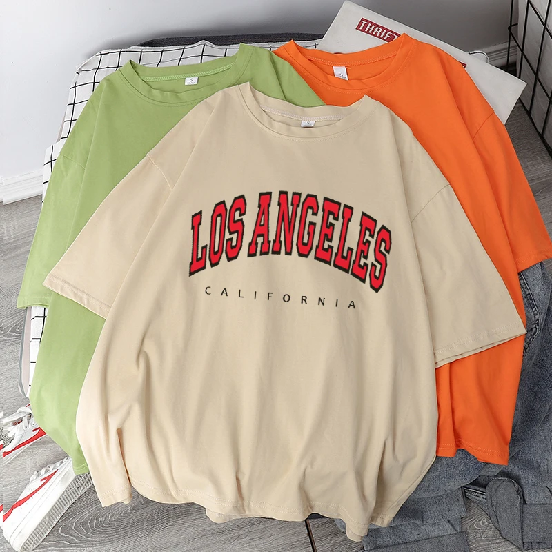Camisetas holgadas de manga corta para mujer, ropa Harajuku de talla grande 3XL con letras estampadas, elegante, combina con todo, estilo coreano Ulzzang Leisure