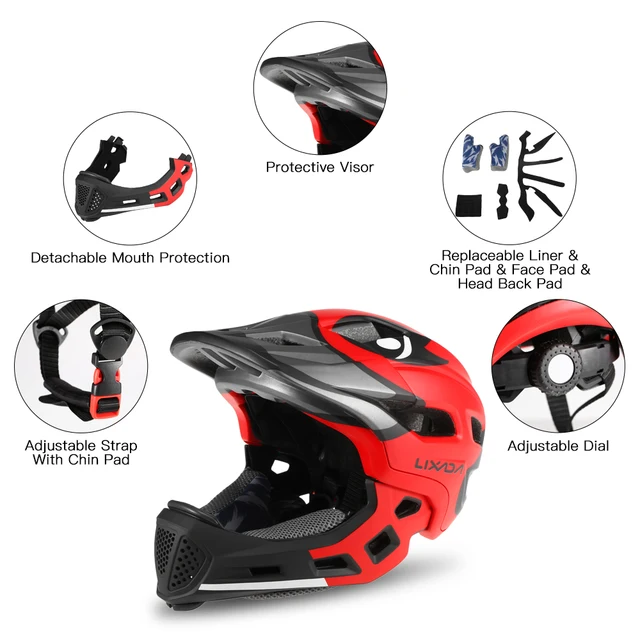Casco Integrale Bambini Lixada Regolabile 52-58cm - Per Bici, Skate E Pattini - Foto 6