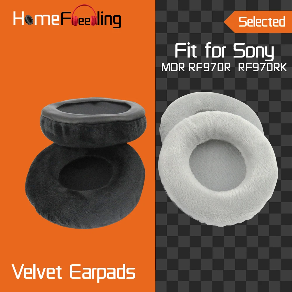 Homefeeling Earpads for Sony MDR RF970R RF970RK Headphones Earpad Cushions Covers Velvet Ear Pad Replacement