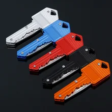 Многофункциональный брелок для ключей нож для открывания букв нож складной портативный мини-нож в виде ключа креативный подарок