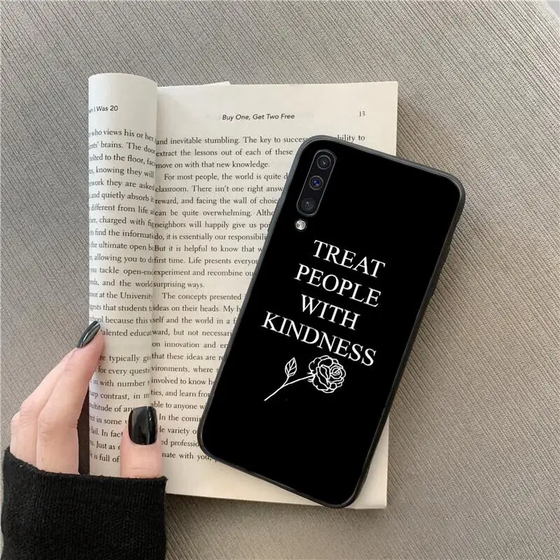 A14 Yinuoda Harry Styles» относиться к людям с доброте чехол для телефона для samsung Galaxy A7 A50 A70 A40 A20 A30 A8 A6 A8 плюс A9 - Цвет: A14