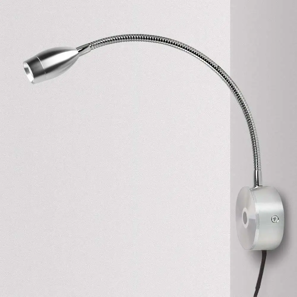 

Reading Lights For Books In Bed, Wall Mount Light Minimalist Led Bedside Reading Lamp Bookshelf Display Lights (3w, Warm White)