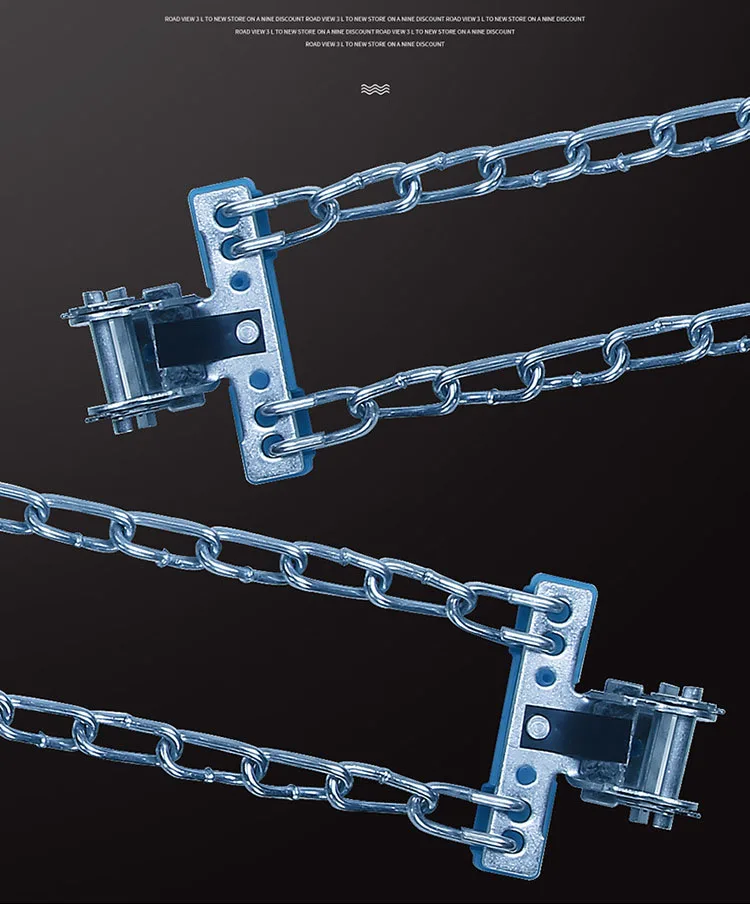 1 шт. Новые противоскользящие цепи износостойкие стальные цепи дизайн баланса автомобиля цепи снега для льда/снега/грязи дороги Безопасный для вождения