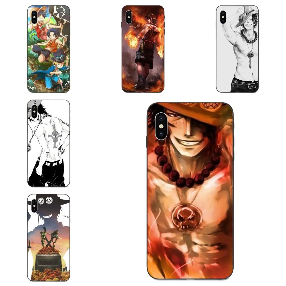 TPU Чехлы one piece Portgas D. Ace Fire для Galaxy A10S A20S A2 Core A30S A40S A50S A70S A90 5G M10 M30S M40 Note 10 Plus |