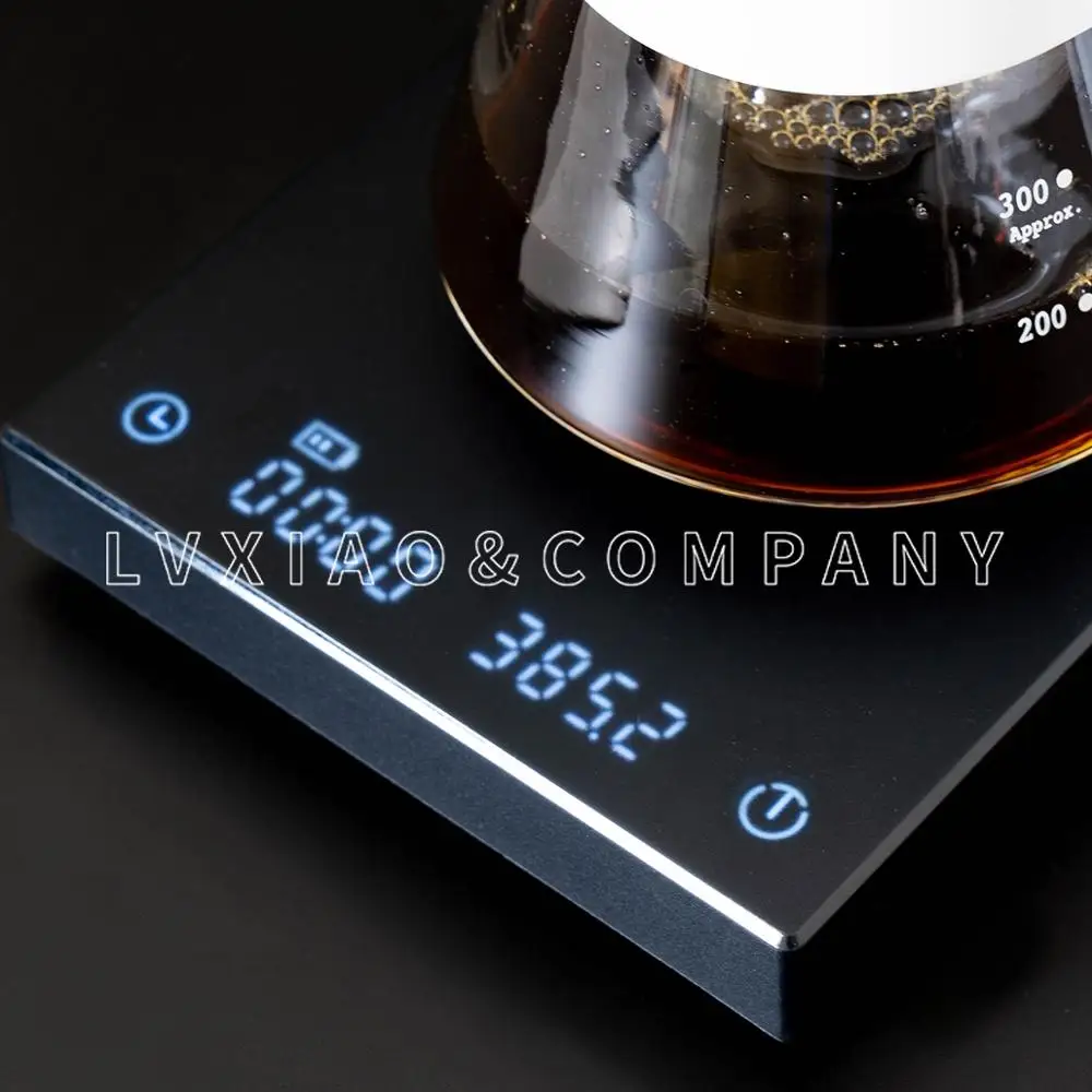 Timemore Electronic Scale with Timer 2kg/0.1g LCD Digital Kitchen Coffee Scales Weighing tool libra - 4000313483351
