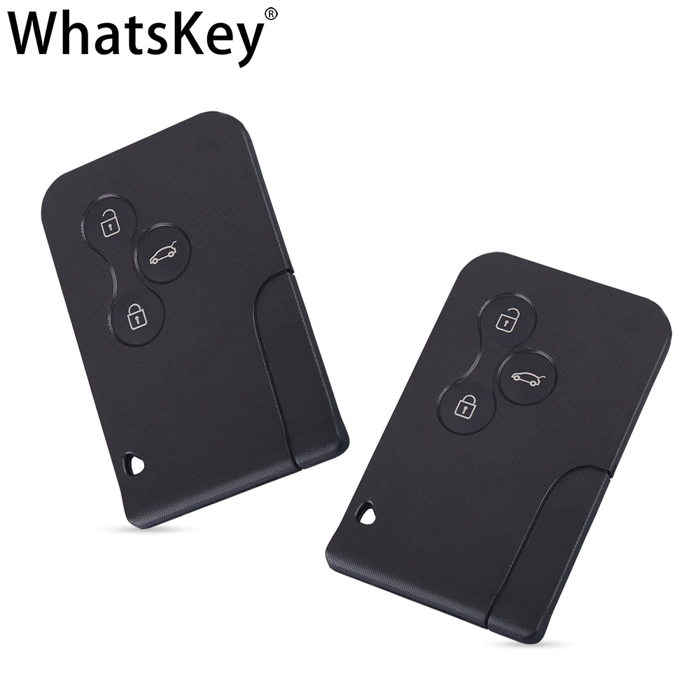 WHATSKEY 433MHZ ID46 PCF7947 CHIP REMOTE SMART CAR KEY FOR RENAULT II GRAND SCENIC MEGANE 2 3 CARD KEY
