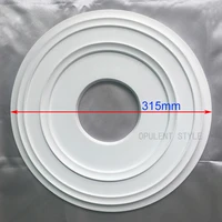 PU Decorative Ceiling Rose Chandelier Ceiling Plate Rosette Pendant Light Base Decor Panel Polyurethane Medallion 1