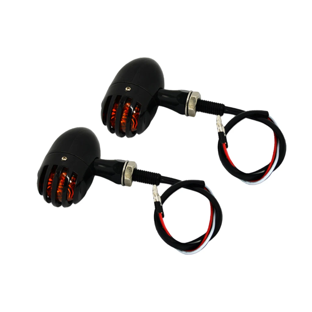 Universal Car Tail Bulb Brake Lights 12V Auto Reverse Lamp Daytime Running Signal Light Fits for 10mm Hole Fairing