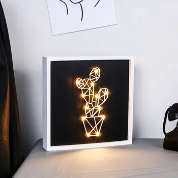 

LED Creative Night Light 10×10×2 Inchs Decorative Small Table Lamp Gifts Table Lamps For Living Room