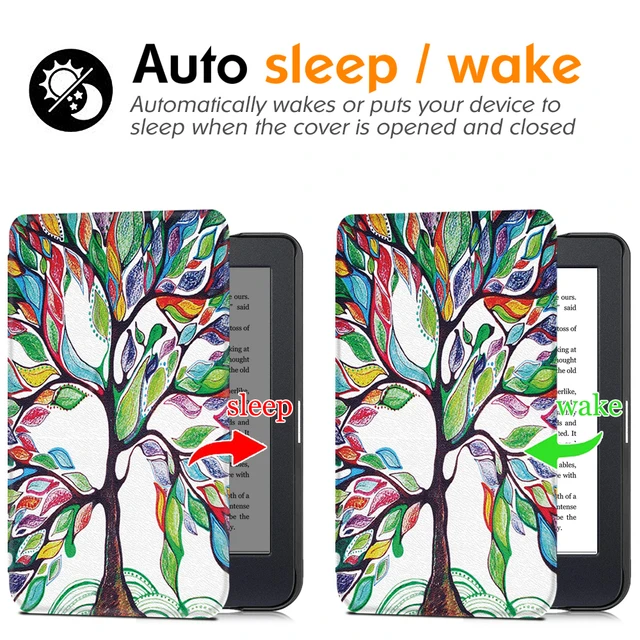 Slim Magnet Wake/Sleep Case for Kobo Nia Ereader 2020 PU Ebook Smart Cover  Ereader Skin Shell Lightweigh Auto Sleep Funda Capa - AliExpress