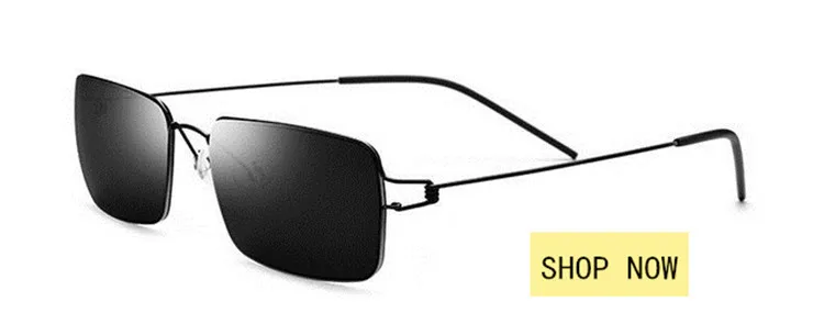 Титан обод квадратные очки Рамка Бизнес Для мужчин высокое качество очки не винт Hand-made Близорукость Оптические оправы для очков