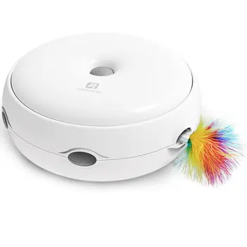 

Electric Cat Toy Smart Teasing Cat Stick Game Turntable Cat Catching Mouse Automatic Turntable Cat Toy
