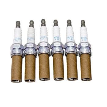 

6Pcs Iridium Spark Plugs 12290-R71-L01 DILZKR7A11G Fit for Honda
