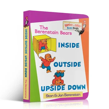 

Picture Book Learning English Berenstain Bears Inside Outside Upside Down for Children's Montessori Classroom Reading Books
